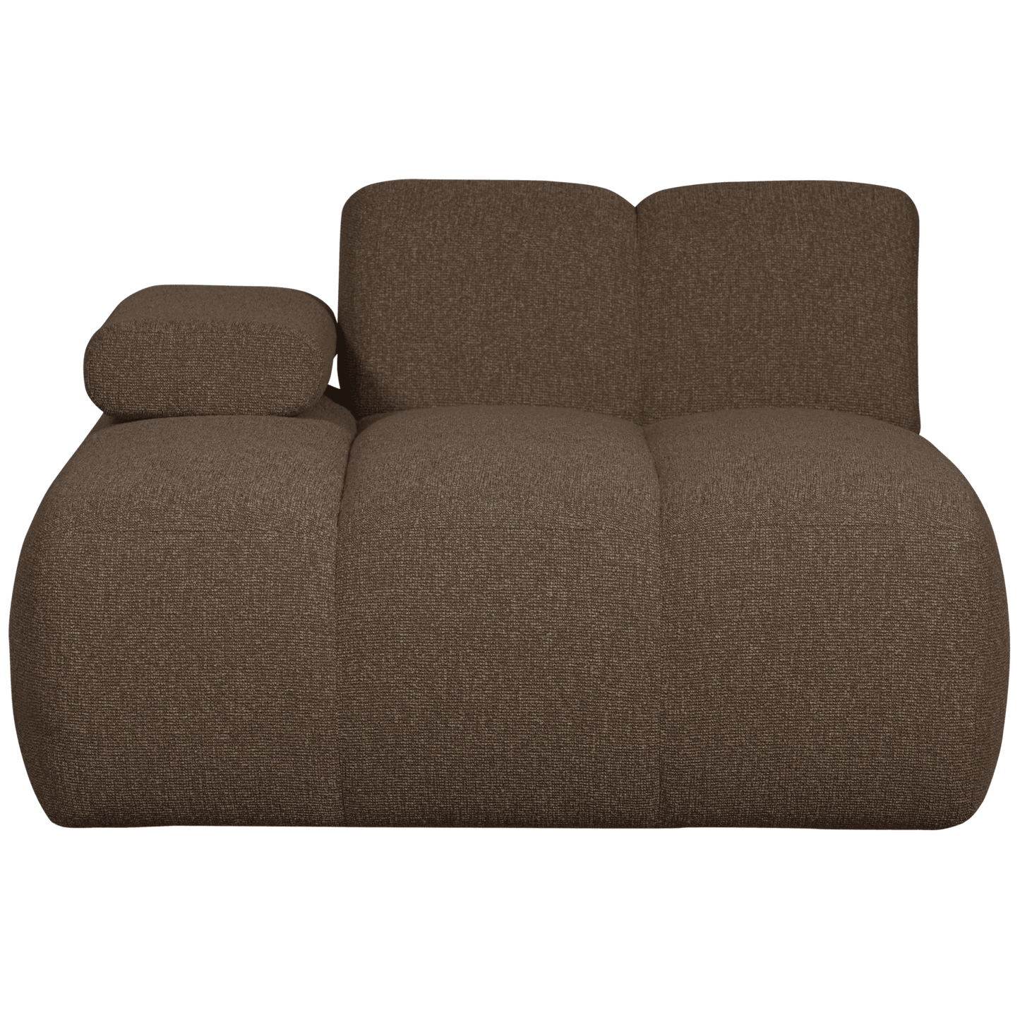 WOOOD Mojo chaise longue element links boucle bruin melange