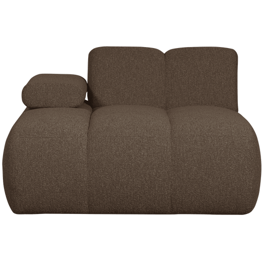 WOOOD Mojo chaise longue element links boucle bruin melange