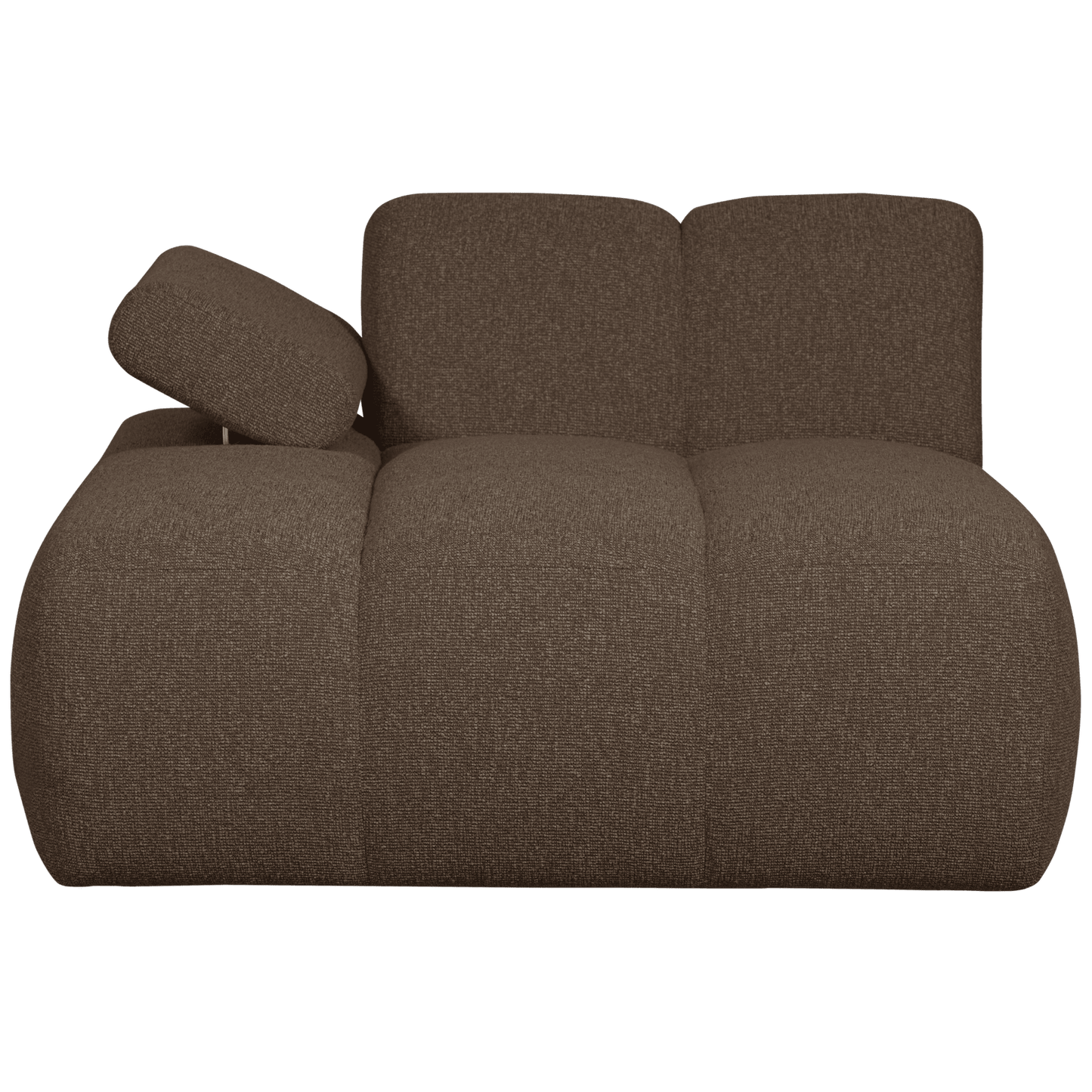 WOOOD Mojo chaise longue element links boucle bruin melange