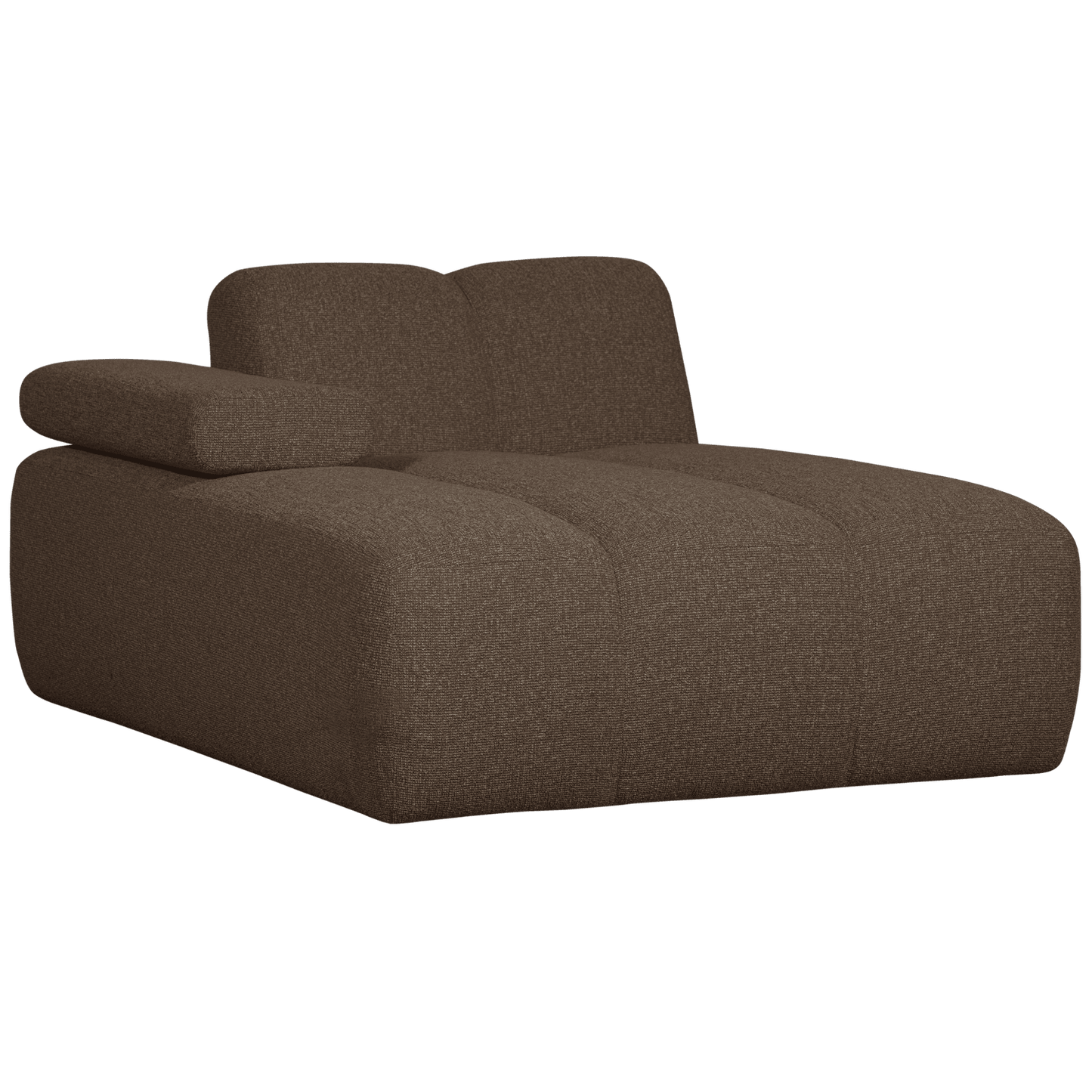 WOOOD Mojo chaise longue element links boucle bruin melange