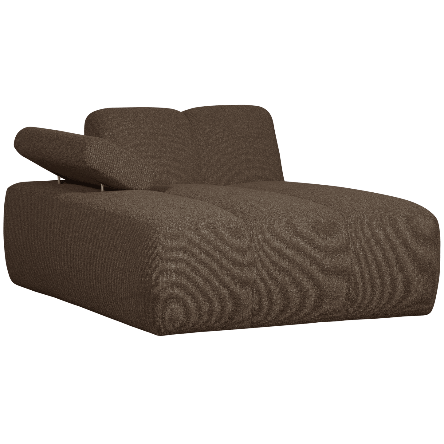 WOOOD Mojo chaise longue element links boucle bruin melange