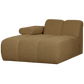 WOOOD Mojo chaise longue element links boucle geel/bruin melange