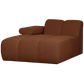 WOOOD Mojo chaise longue element links boucle roest bruin melange