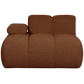 WOOOD Mojo chaise longue element links boucle roest bruin melange