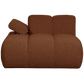 WOOOD Mojo chaise longue element links boucle roest bruin melange