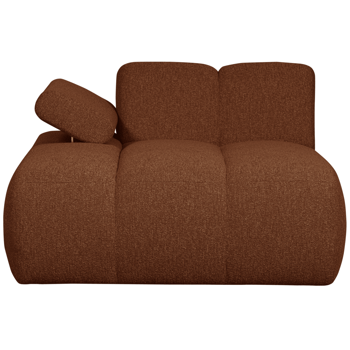 WOOOD Mojo chaise longue element links boucle roest bruin melange