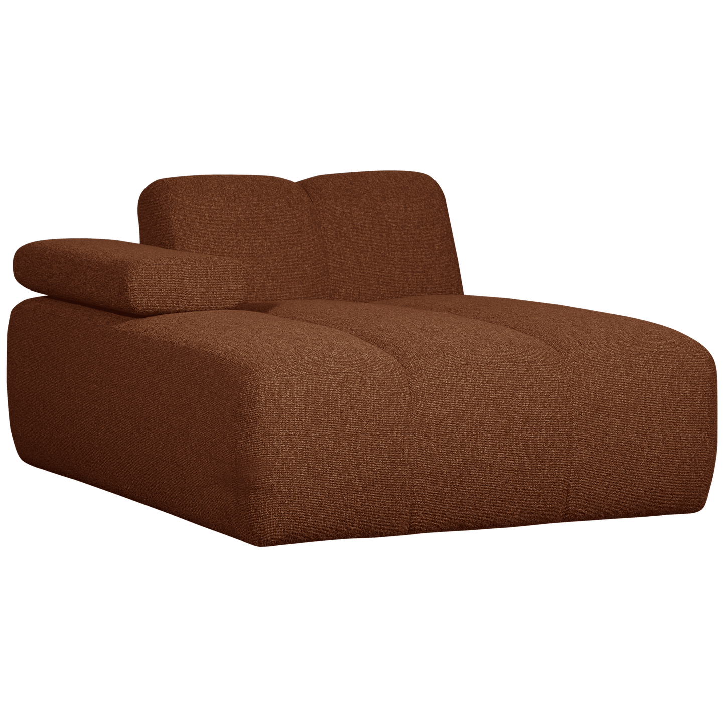 WOOOD Mojo chaise longue element links boucle roest bruin melange