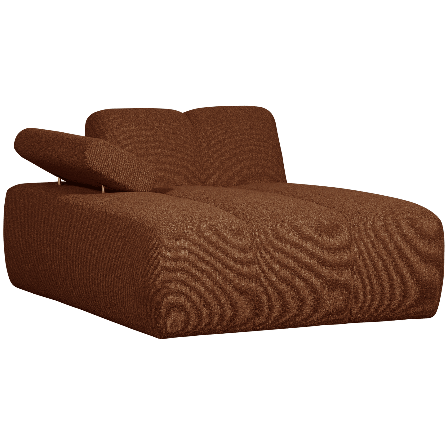 WOOOD Mojo chaise longue element links boucle roest bruin melange