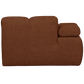 WOOOD Mojo chaise longue element links boucle roest bruin melange