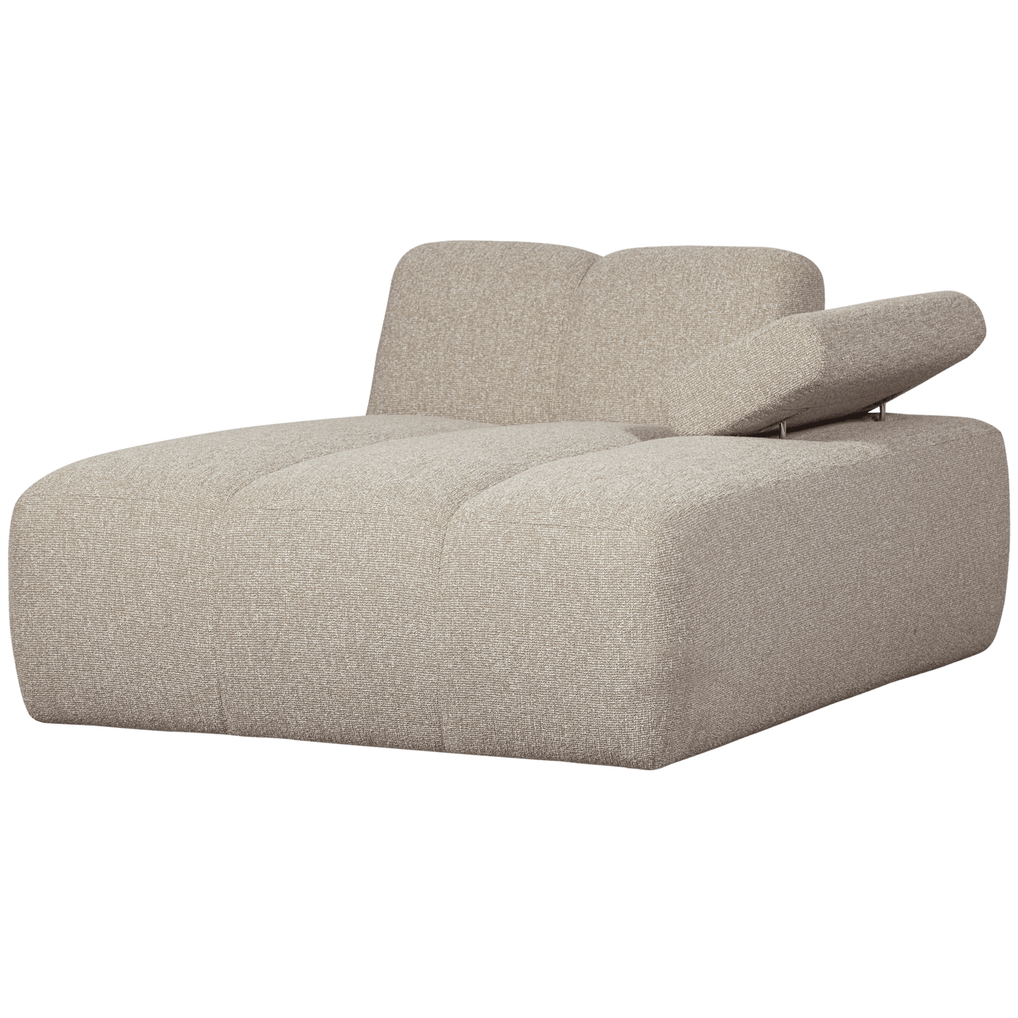 WOOOD Mojo chaise longue element rechts boucle beige melange