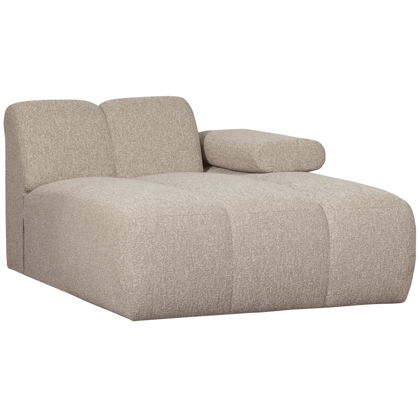 WOOOD Mojo chaise longue element rechts boucle beige melange