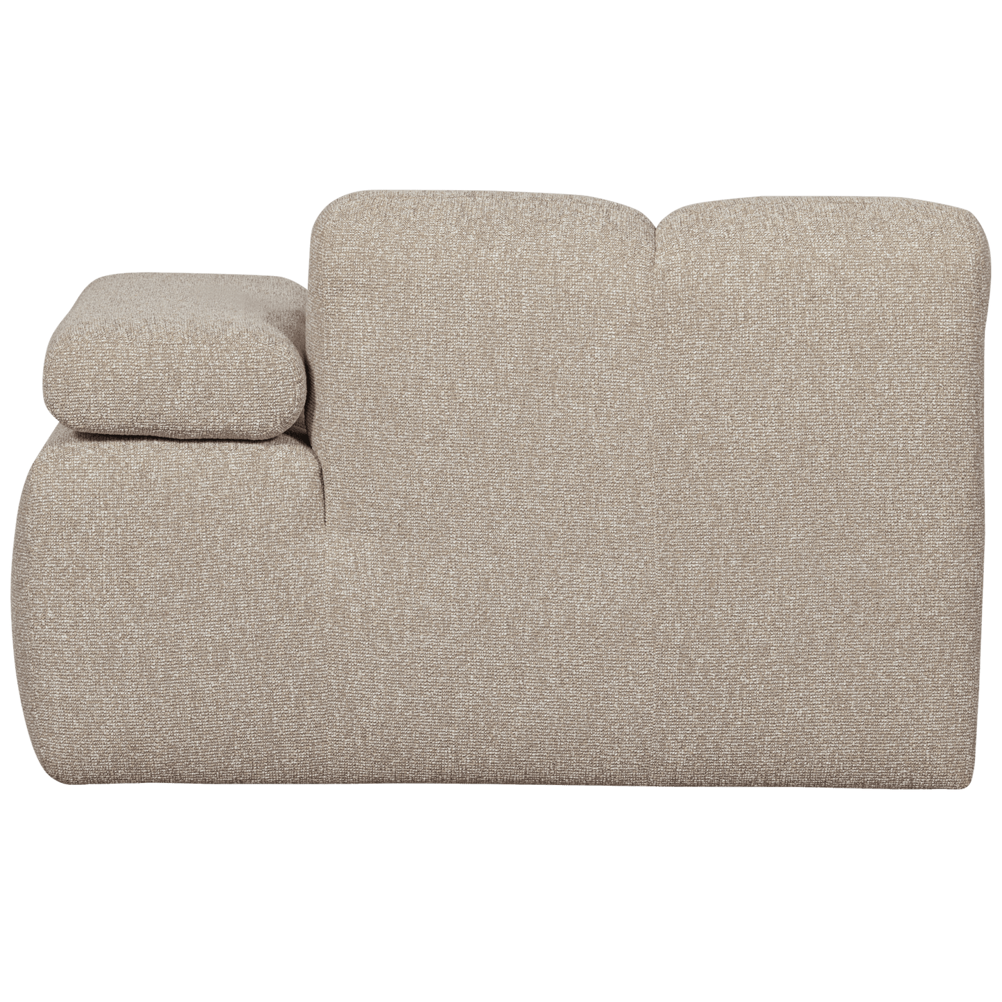 WOOOD Mojo chaise longue element rechts boucle beige melange