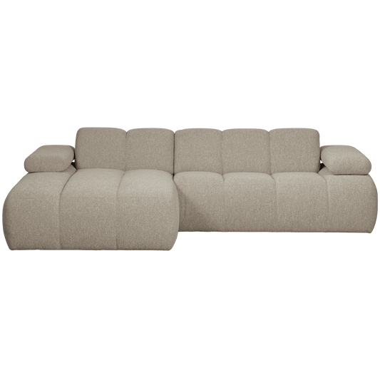 WOOOD Mojo chaise longue links boucle beige melange