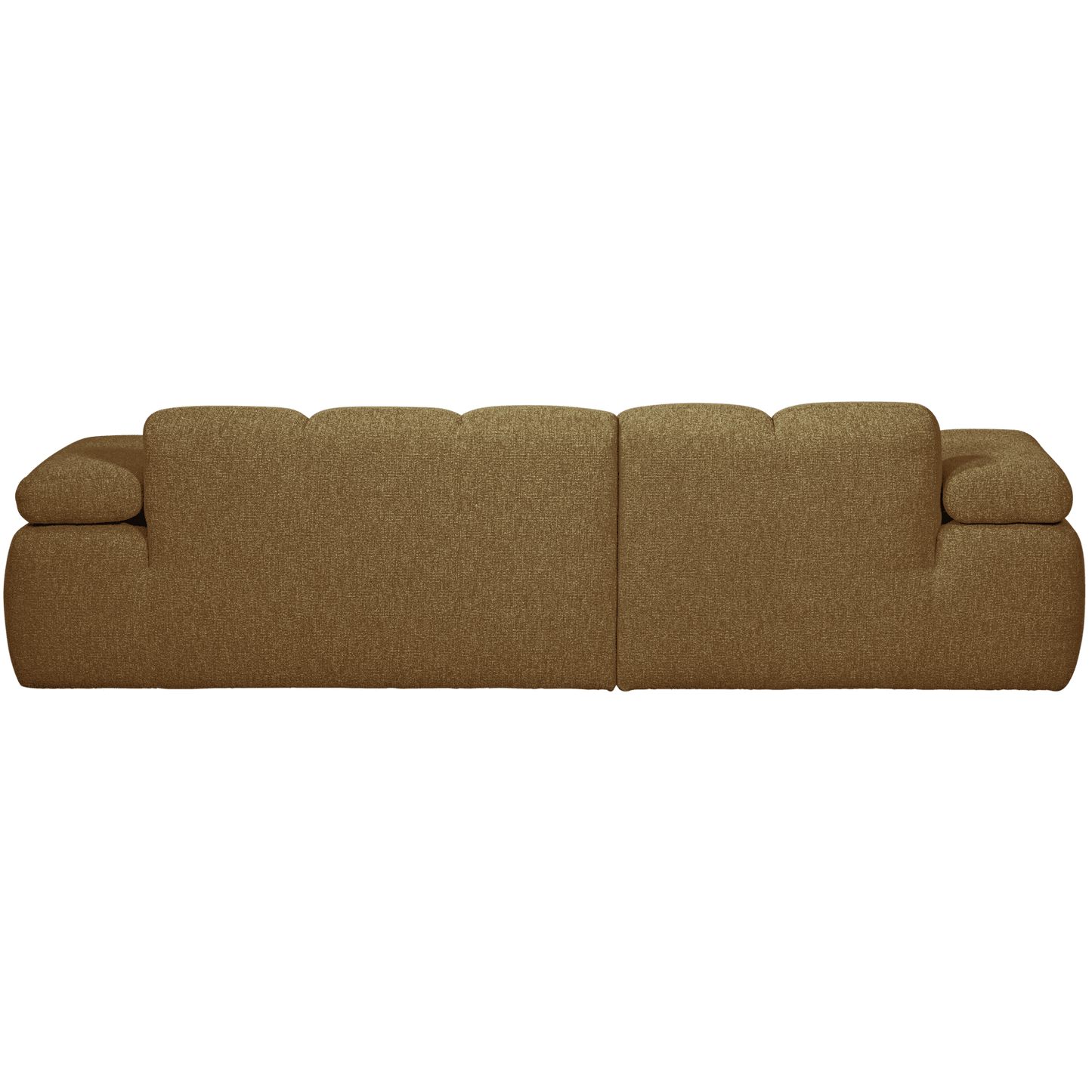 WOOOD Mojo chaise longue links boucle geel/bruin melange