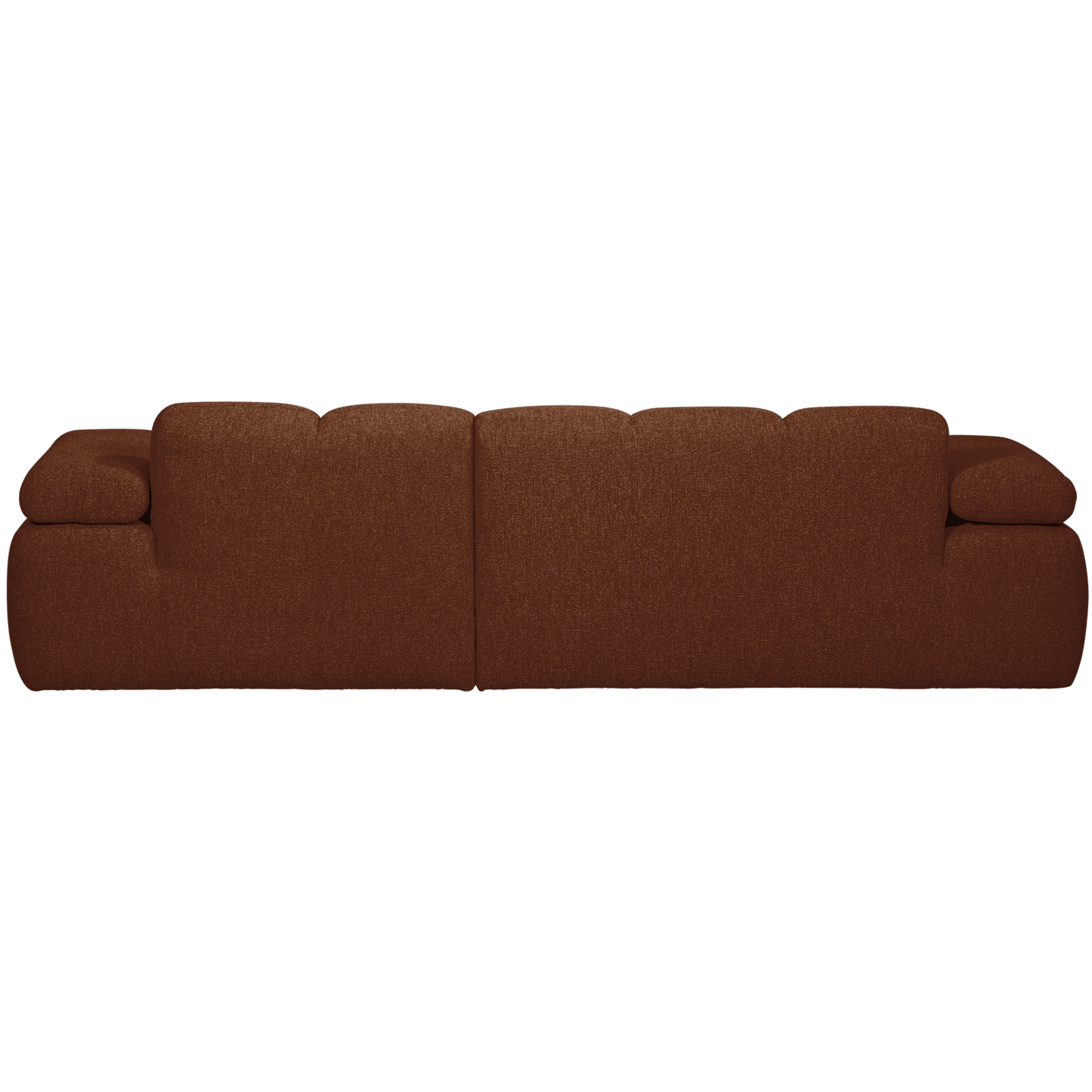 WOOOD Mojo chaise longue rechts boucle roestbruin melange