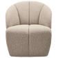 WOOOD Mojo draaifauteuil boucle beige melange