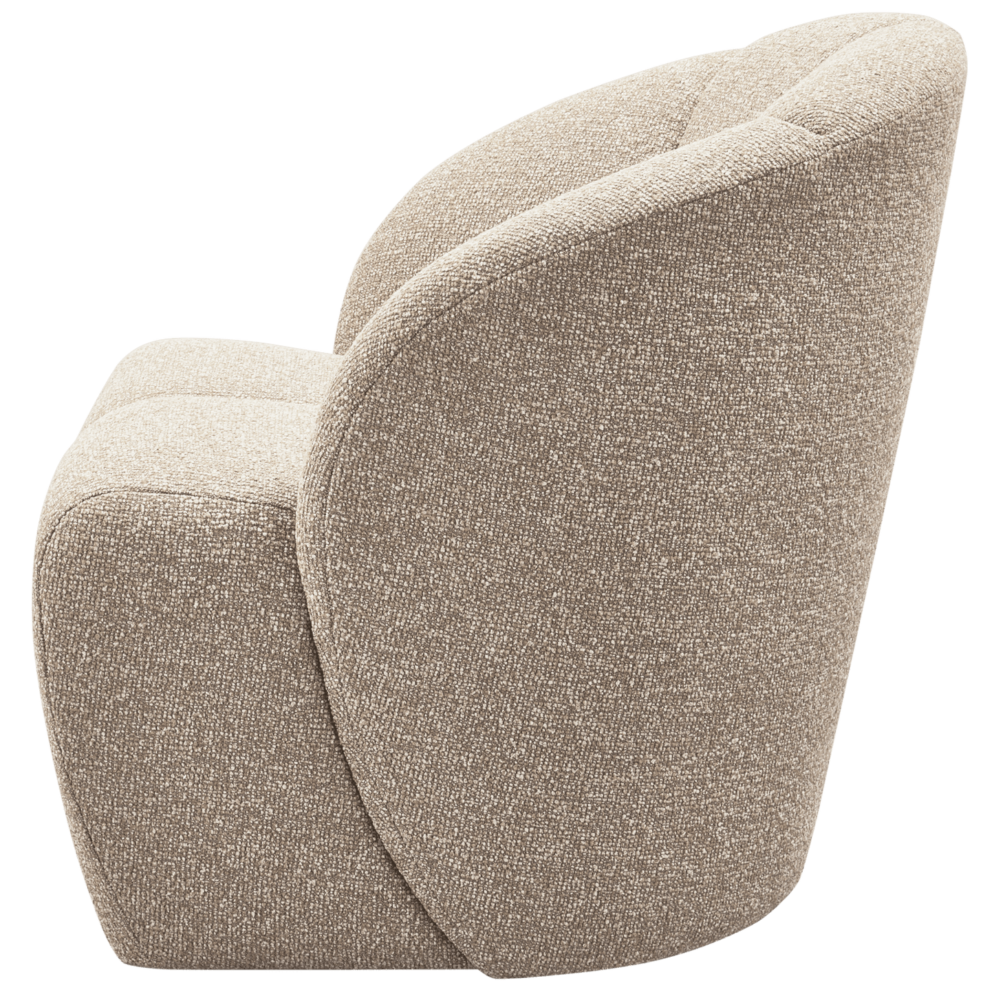 WOOOD Mojo draaifauteuil boucle beige melange