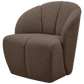 WOOOD Mojo draaifauteuil boucle bruin melange