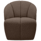 WOOOD Mojo draaifauteuil boucle bruin melange