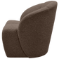 WOOOD Mojo draaifauteuil boucle bruin melange