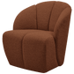 WOOOD Mojo draaifauteuil boucle roest bruin melange