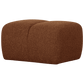 WOOOD Mojo poef 45x80x60cm boucle roest bruin melange