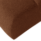 WOOOD Mojo poef 45x80x60cm boucle roest bruin melange