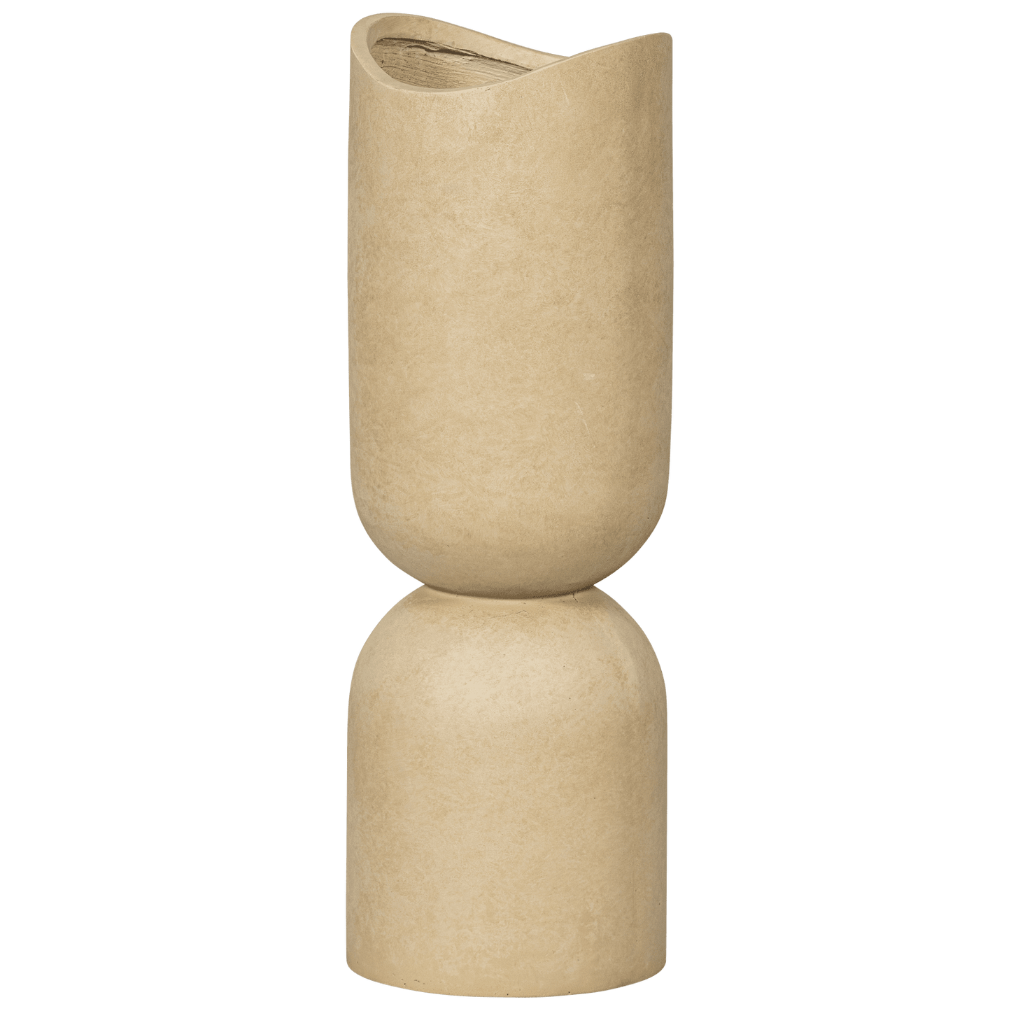 WOOOD Mosi vaas/plantenpot beige