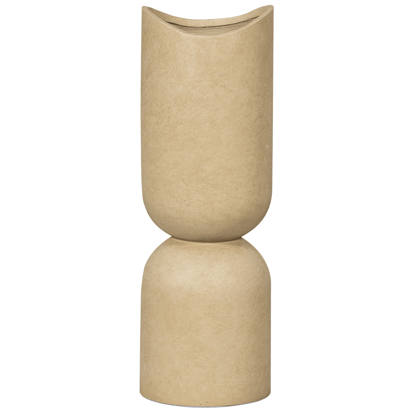 WOOOD Mosi vaas/plantenpot beige