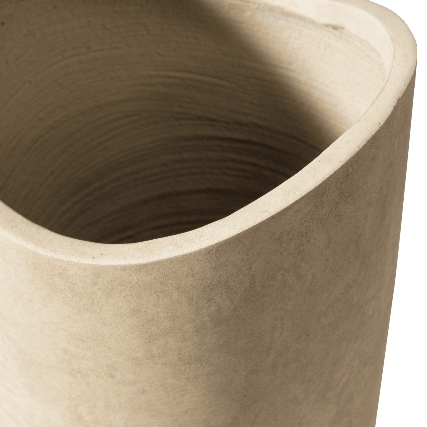 WOOOD Mosi vaas/plantenpot beige