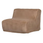 WOOOD Pieke fauteuil opblaasbaar pluche sand