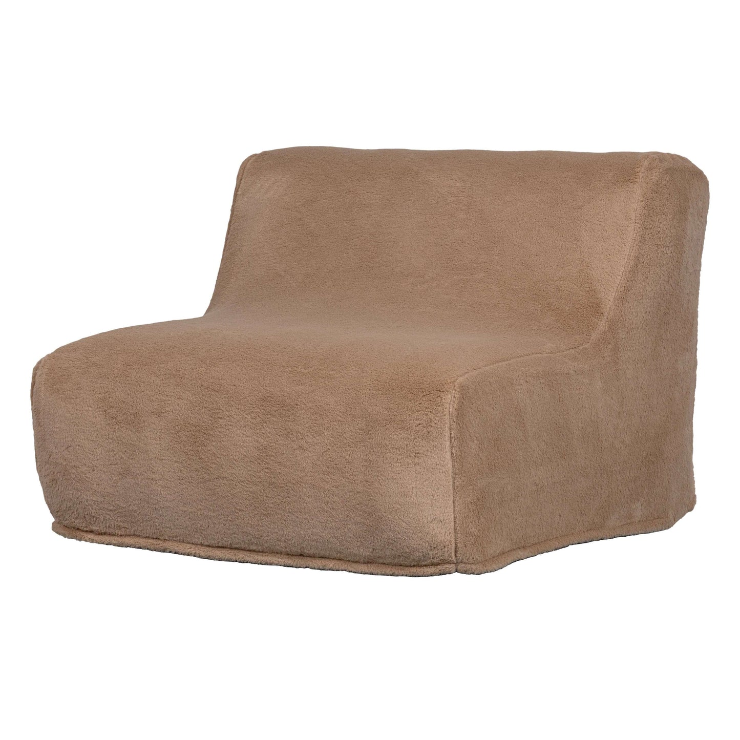 WOOOD Pieke fauteuil opblaasbaar pluche sand