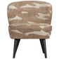 WOOOD Sara fauteuil geweven camouflage groen