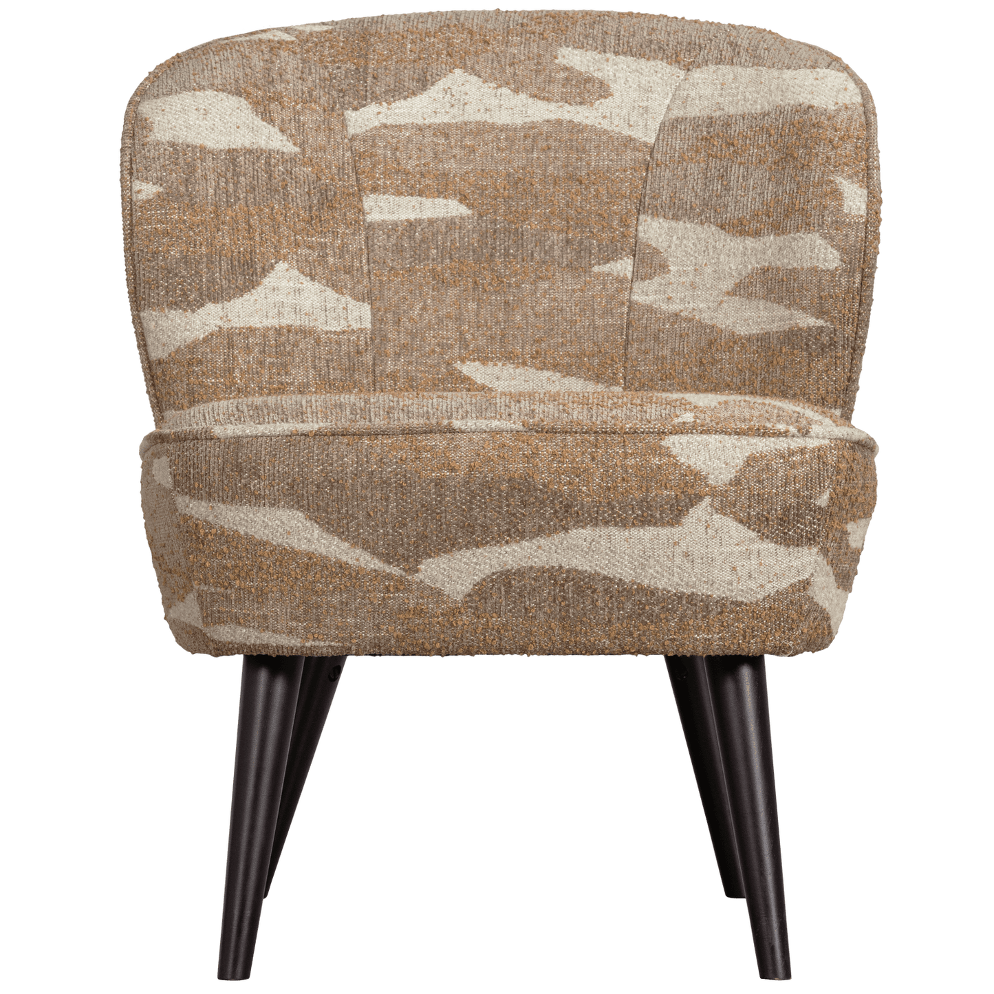 WOOOD Sara fauteuil geweven camouflage groen