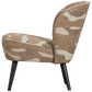 WOOOD Sara fauteuil geweven camouflage groen