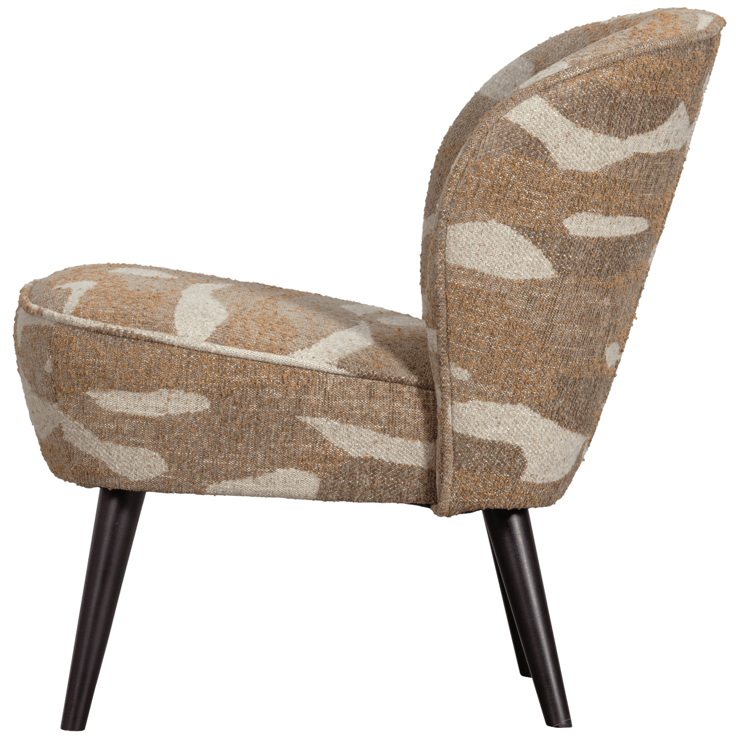 WOOOD Sara fauteuil geweven camouflage groen