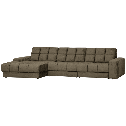 WOOOD Second Date chaise longue links structure velvet bonsai