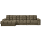 WOOOD Second Date chaise longue links structure velvet bonsai