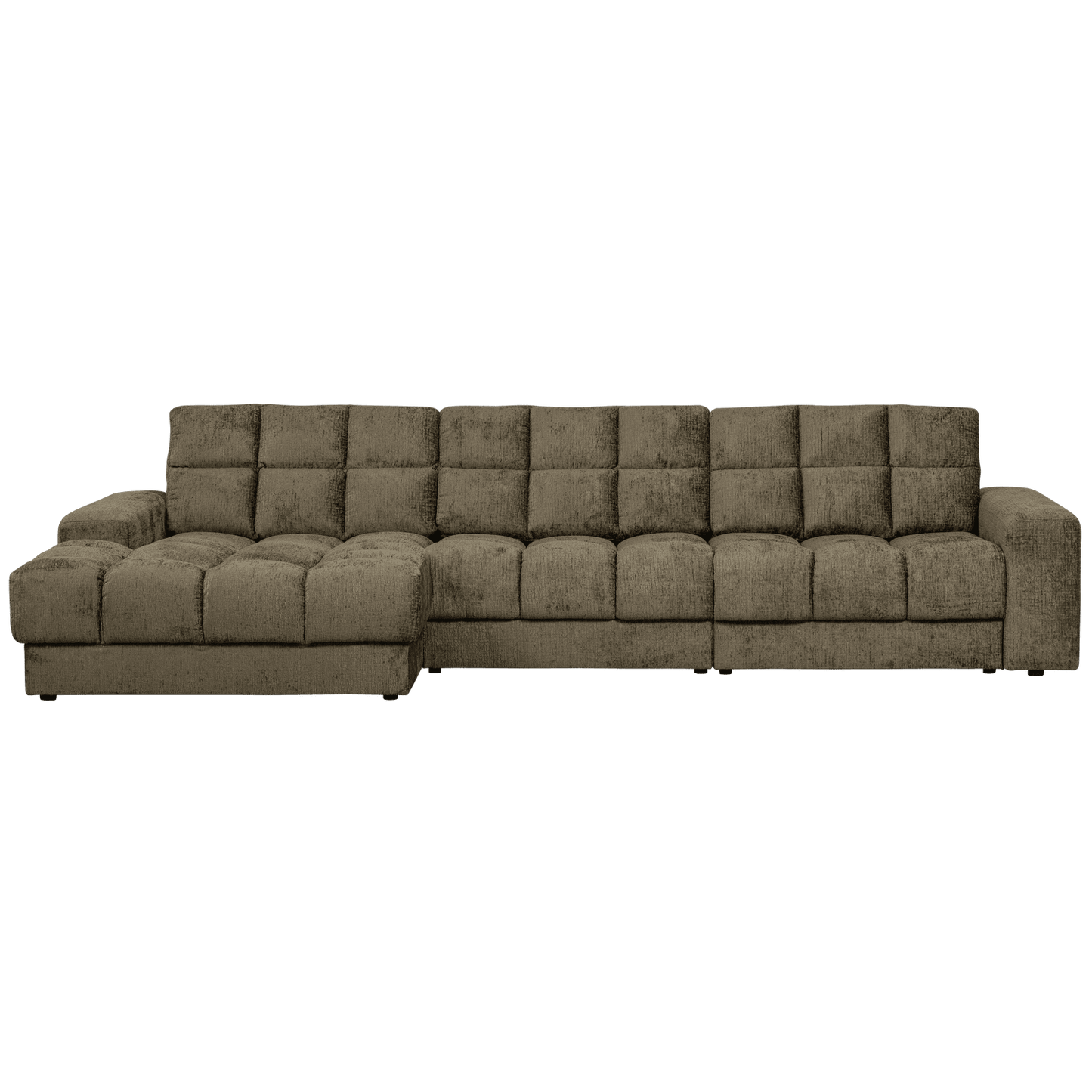 WOOOD Second Date chaise longue links structure velvet bonsai