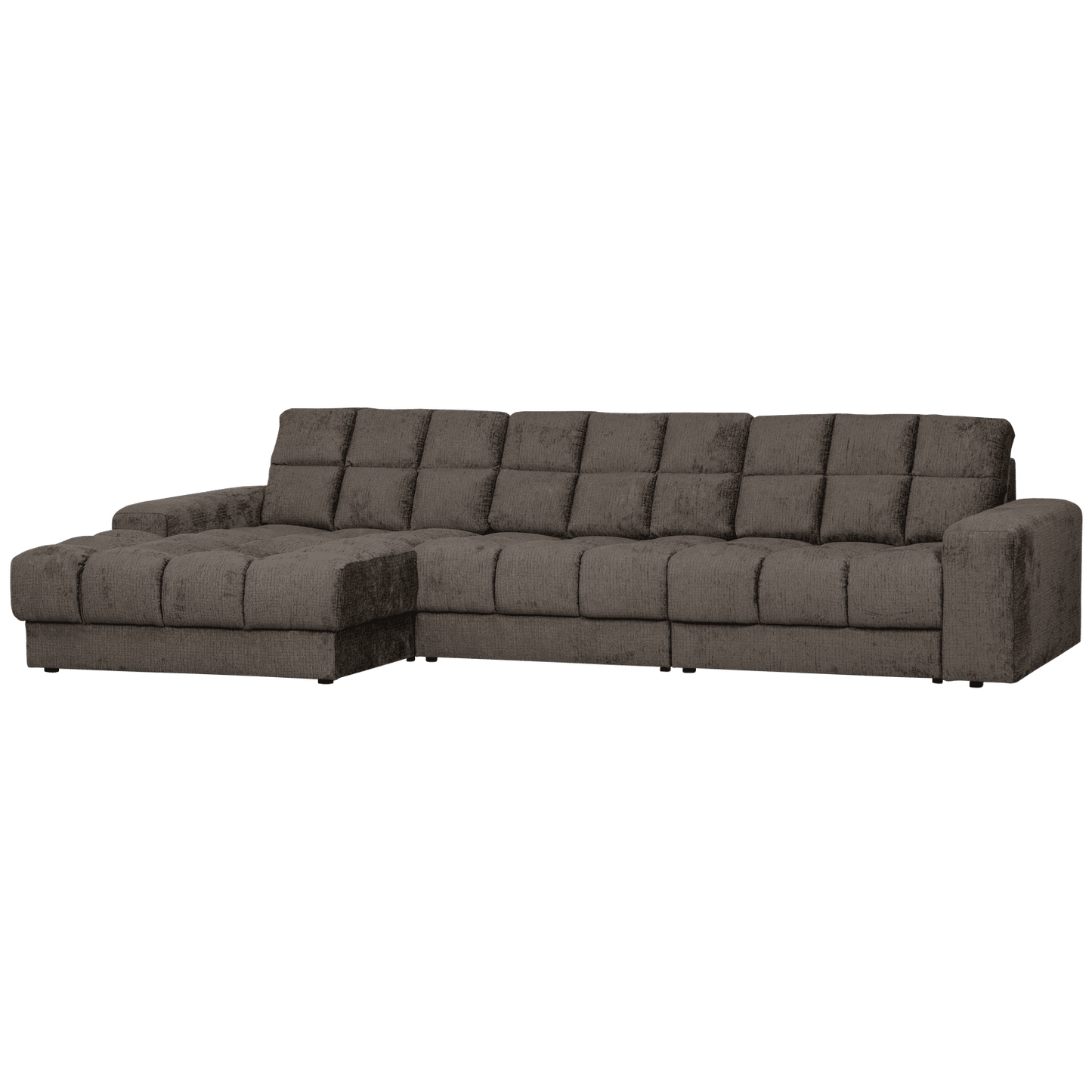 WOOOD Second Date chaise longue links structure velvet mountain