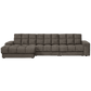 WOOOD Second Date chaise longue links structure velvet mountain