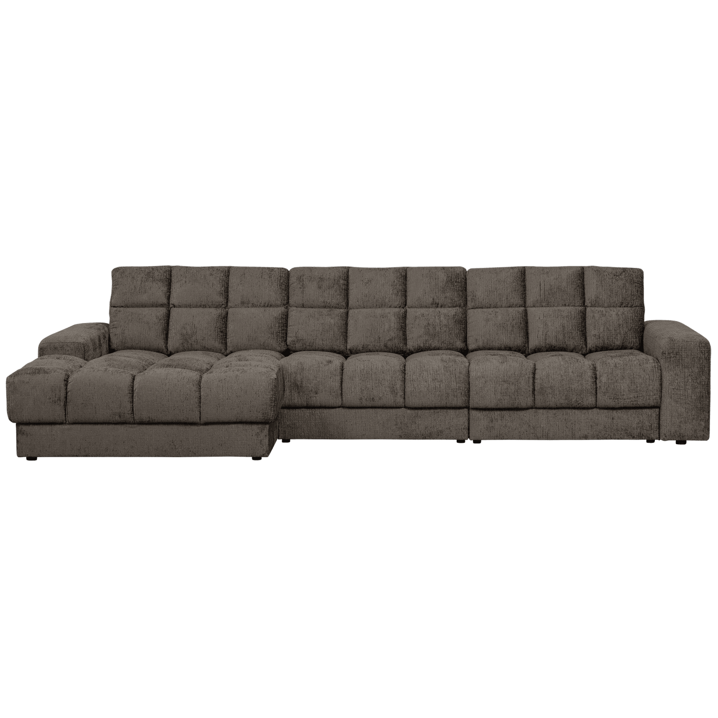 WOOOD Second Date chaise longue links structure velvet mountain