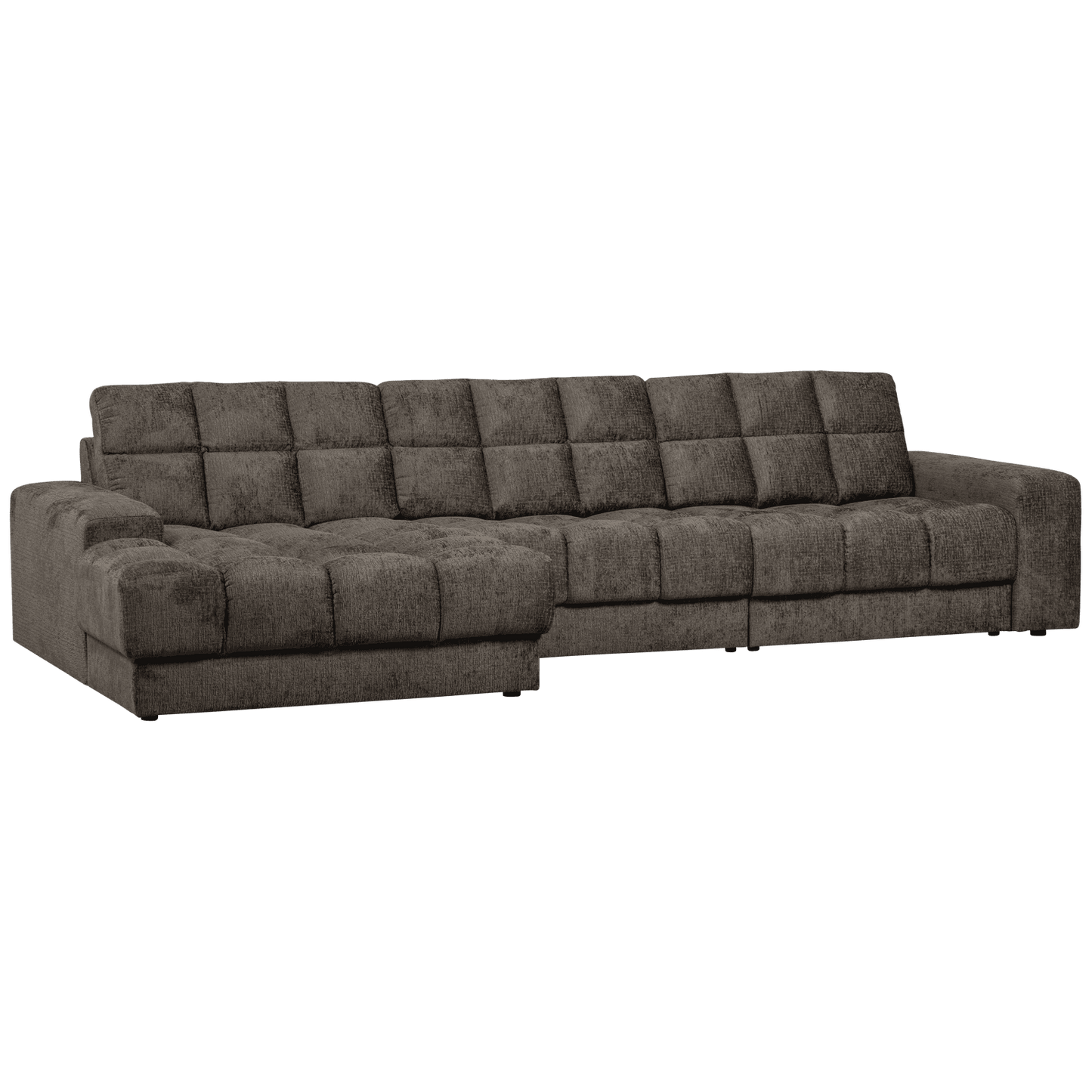 WOOOD Second Date chaise longue links structure velvet mountain