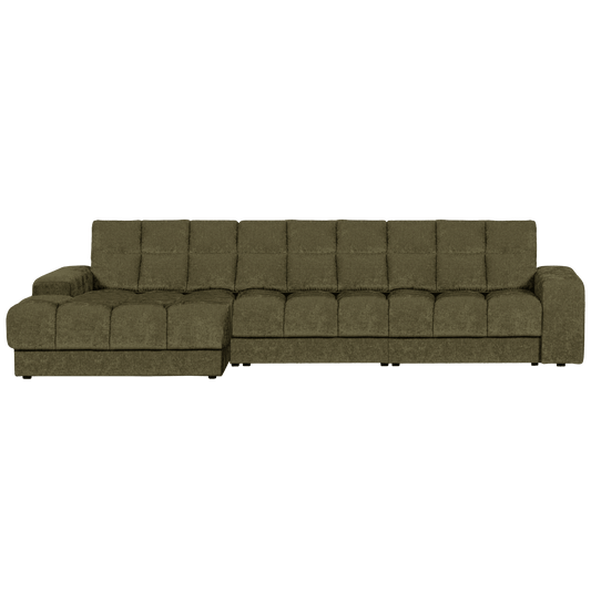 WOOOD Second Date chaise longue links vintage groen