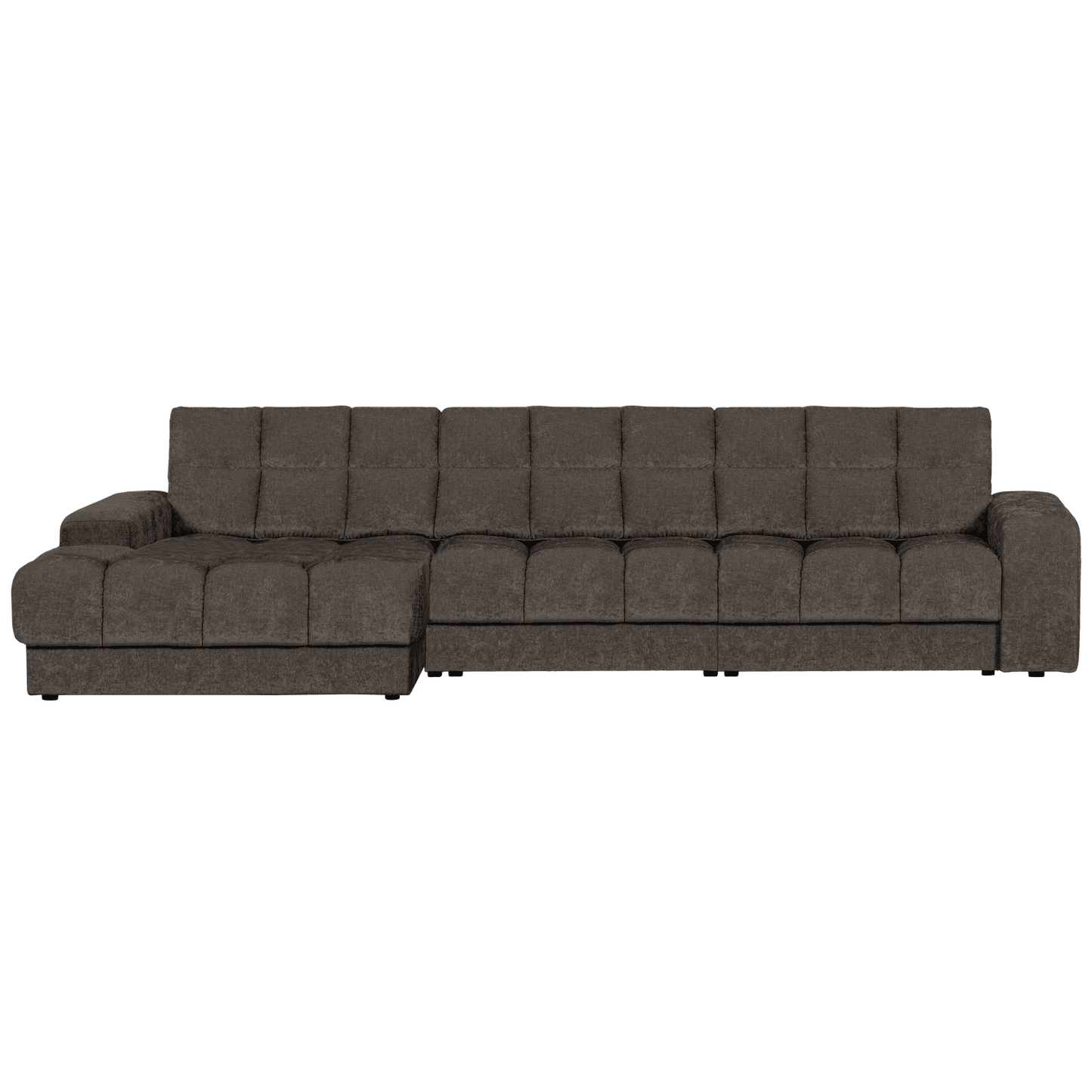 WOOOD Second Date chaise longue links vintage warm grijs