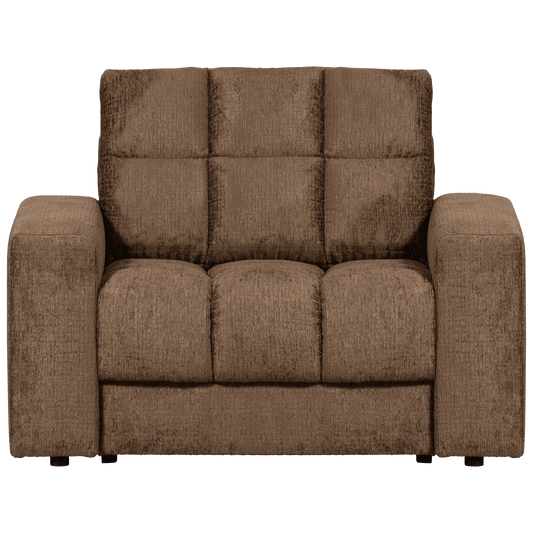 WOOOD Second Date fauteuil structure velvet brass