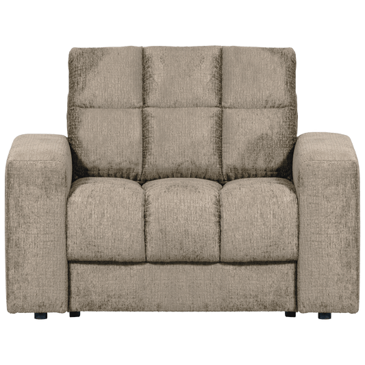 WOOOD Second Date fauteuil structure velvet wheatfield