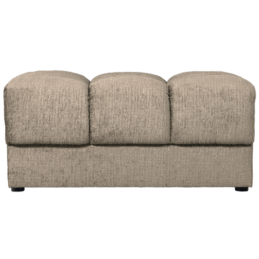 WOOOD Second Date hocker structure velvet wheatfield