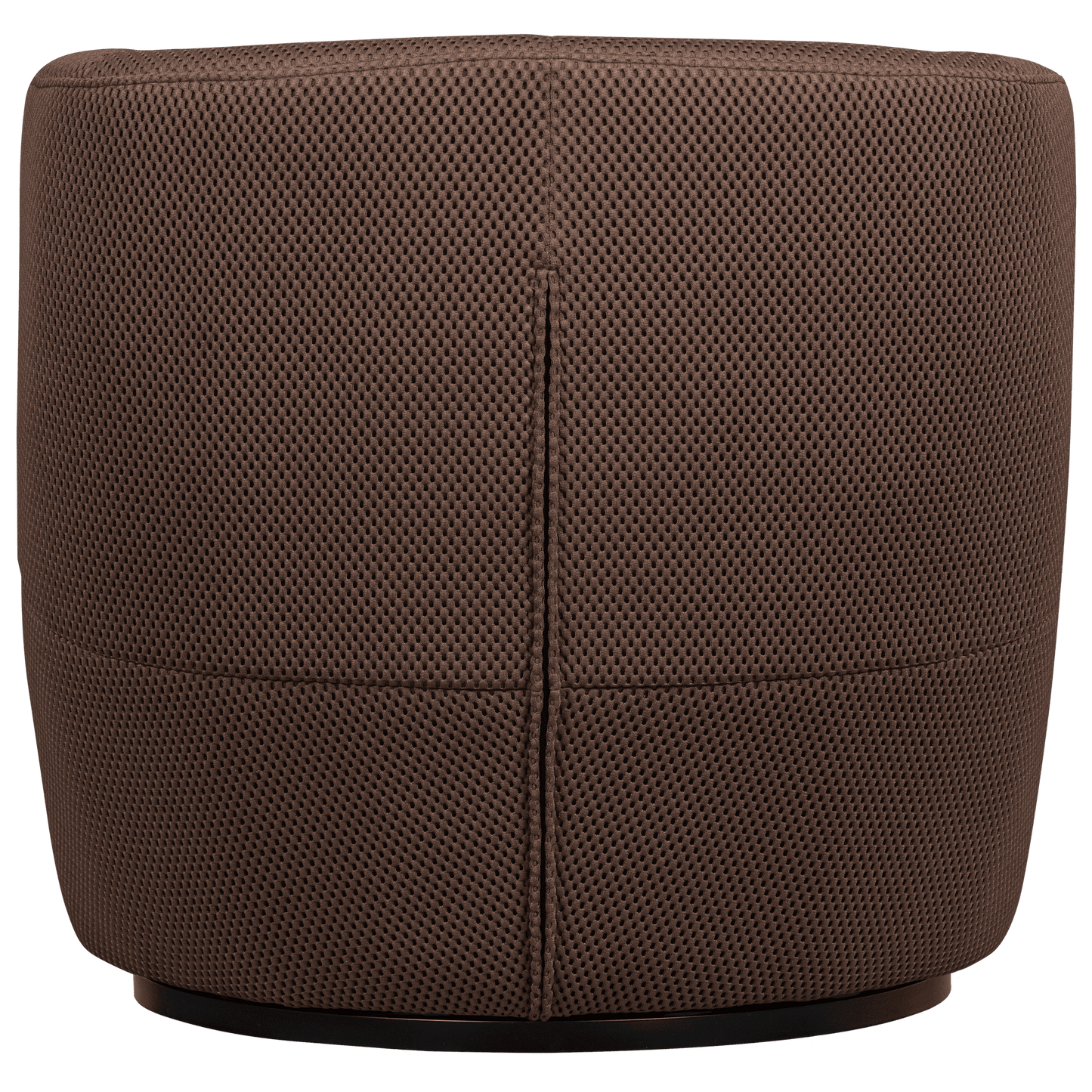 WOOOD Serra draaifauteuil mesh stof espresso