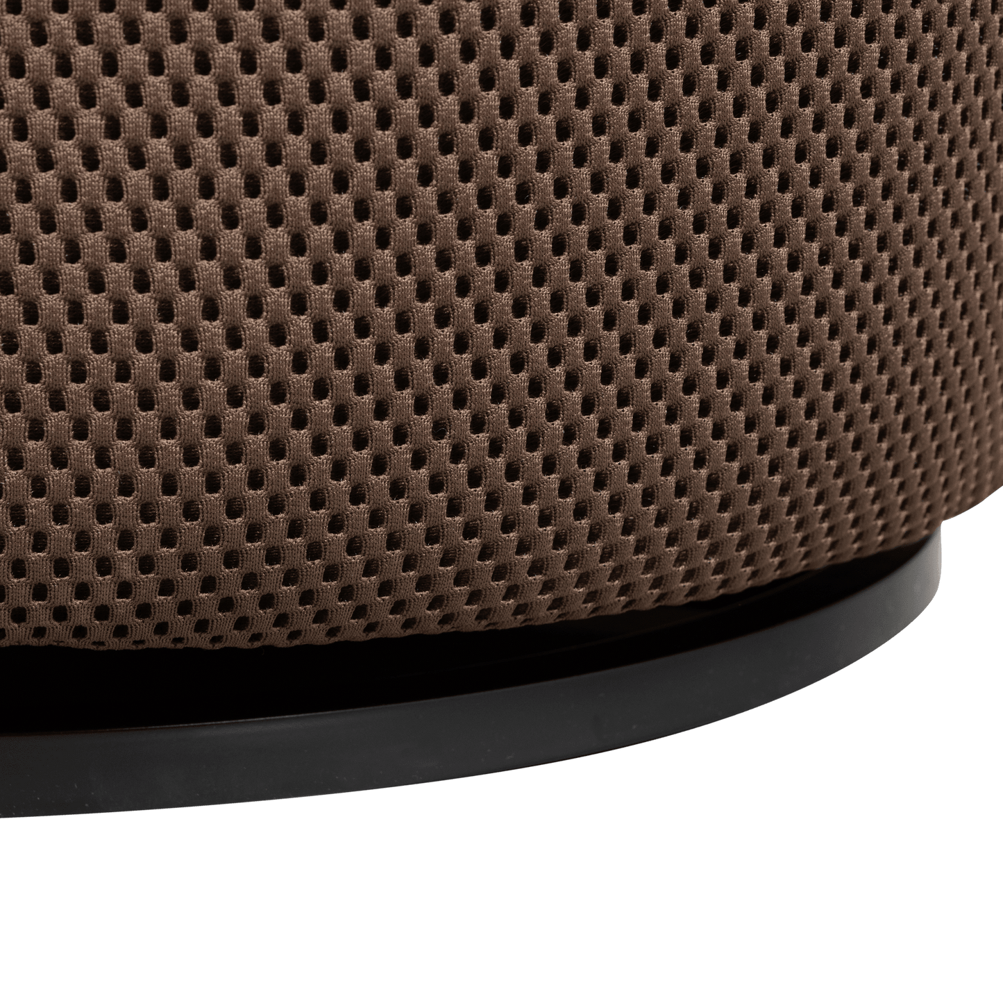 WOOOD Serra draaifauteuil mesh stof espresso